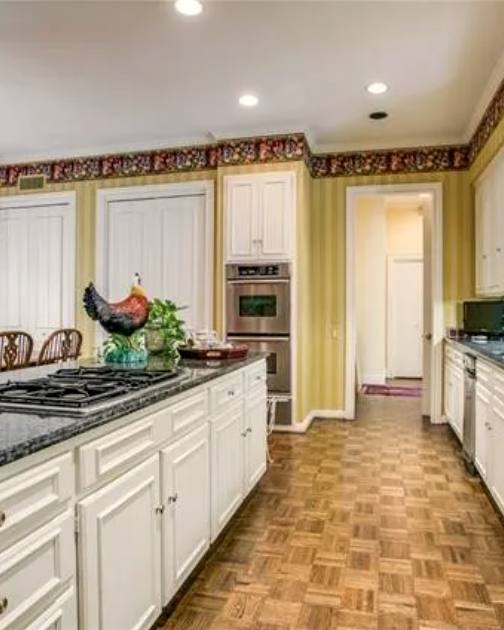 A kitchen, before